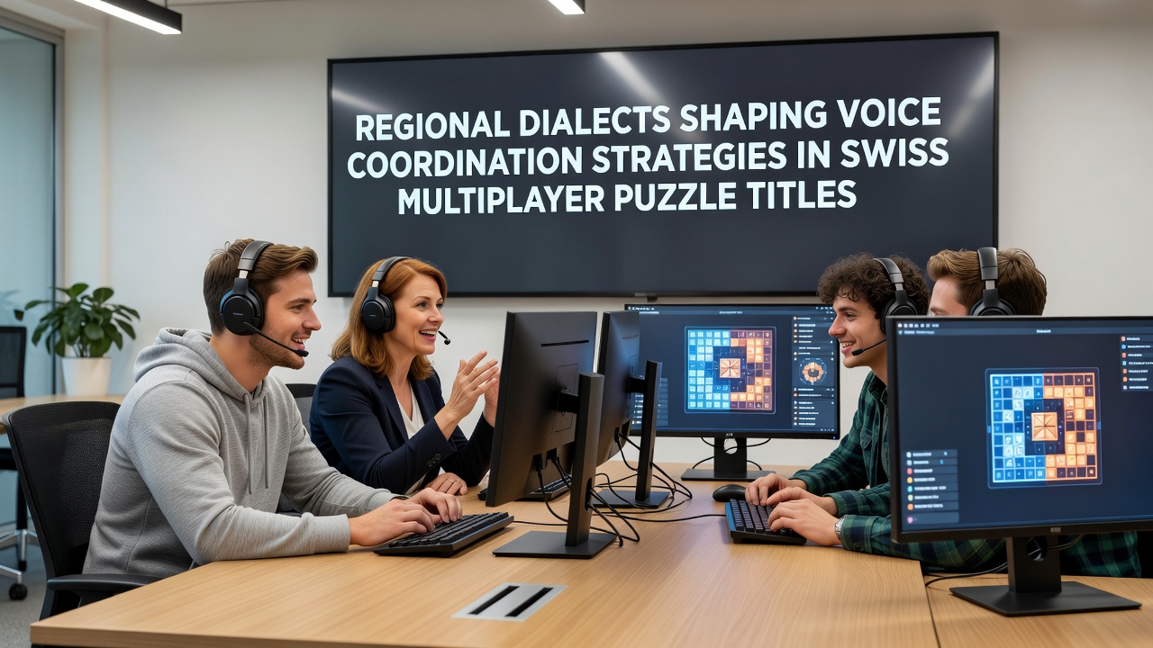 Voice chat interface used by Swiss players in regional puzzle games
