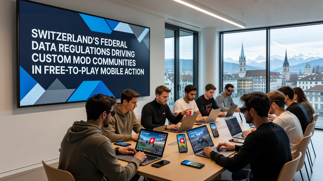 Community modding workshops exploring privacy features in mobile action games under Swiss regulations
